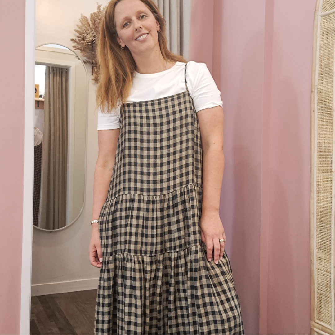 joe browns boho dress Marle | Max Silk Vest – Fennel Seed | RIISE main image 1