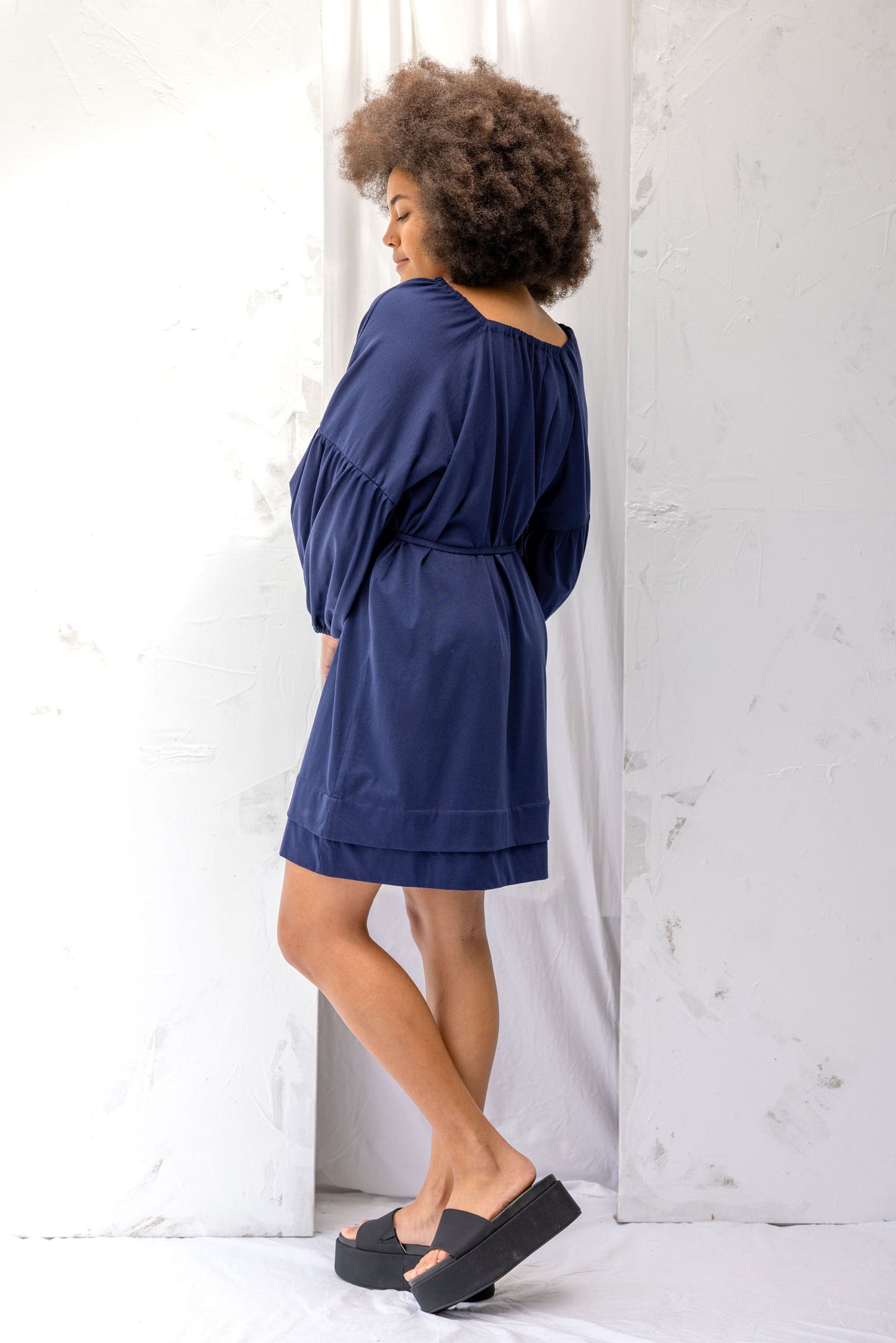 Recreate Mahina Dress In Ink - Back