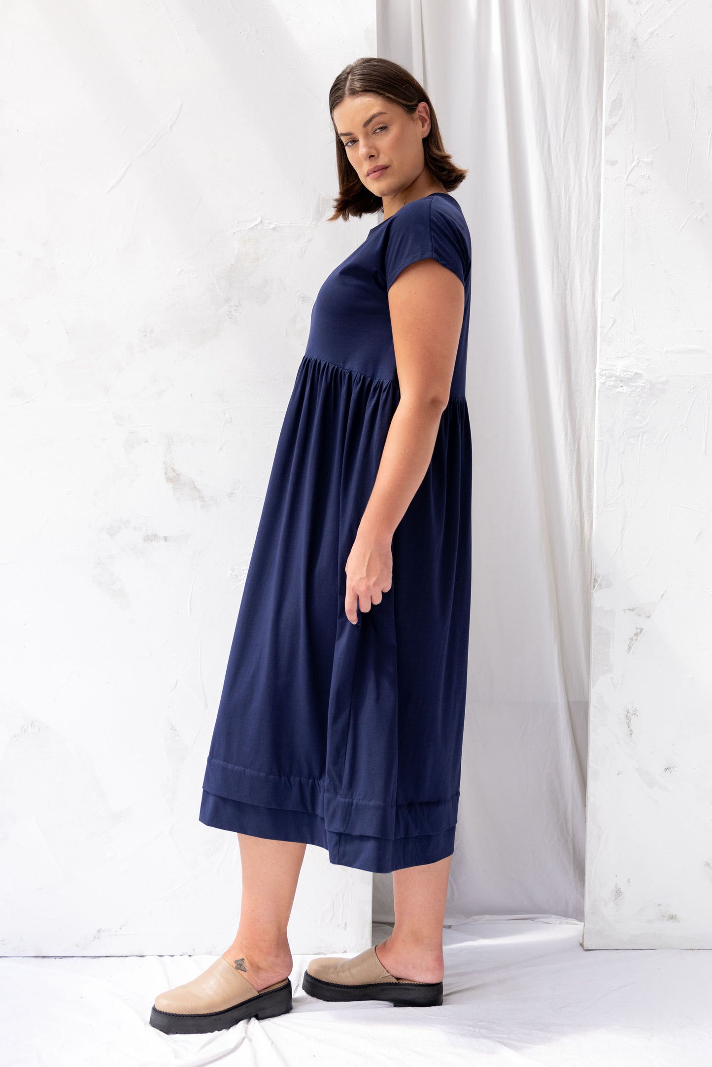 Recreate Dune Dress In Ink - Side