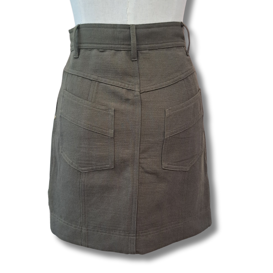 Acler - Walter Mini Skirt - Back View