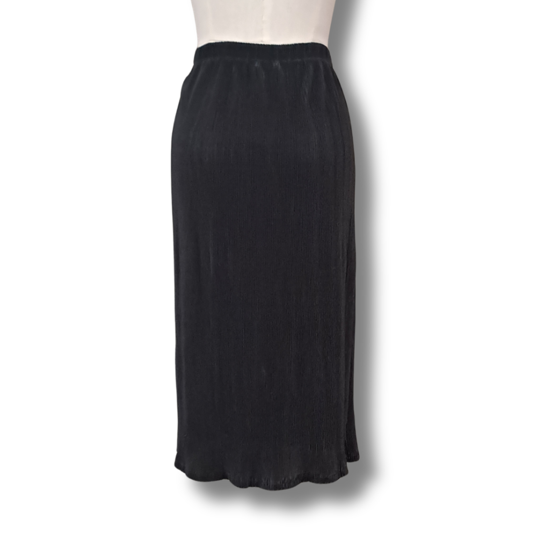 Amuse Society - Pleated Slip Skirt - Back View