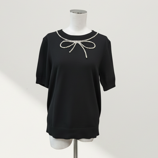 Antler - Bow'Tuful Knit Tee - Size M - BNWT