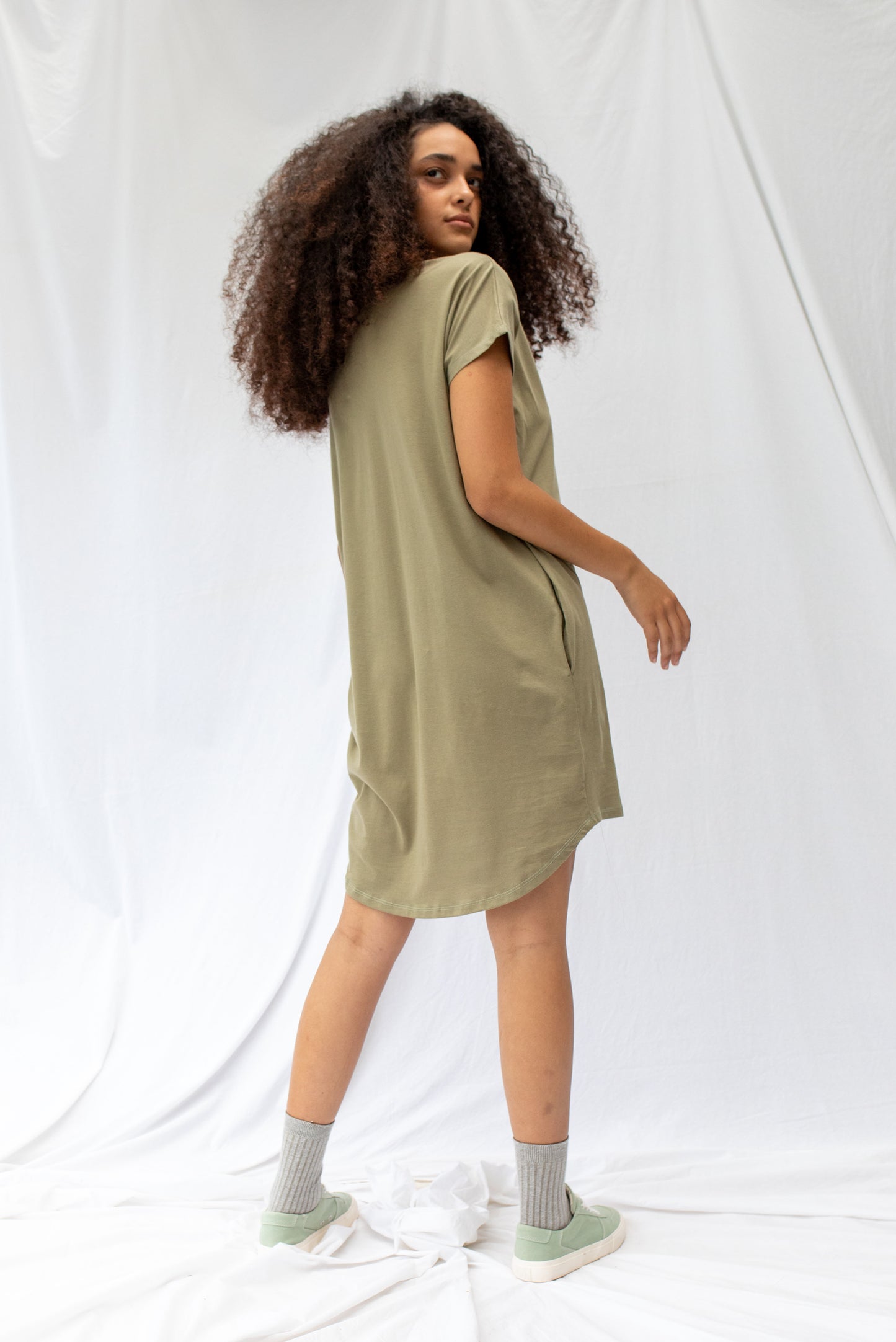 ReCreate - Olive Arc Dress - XS