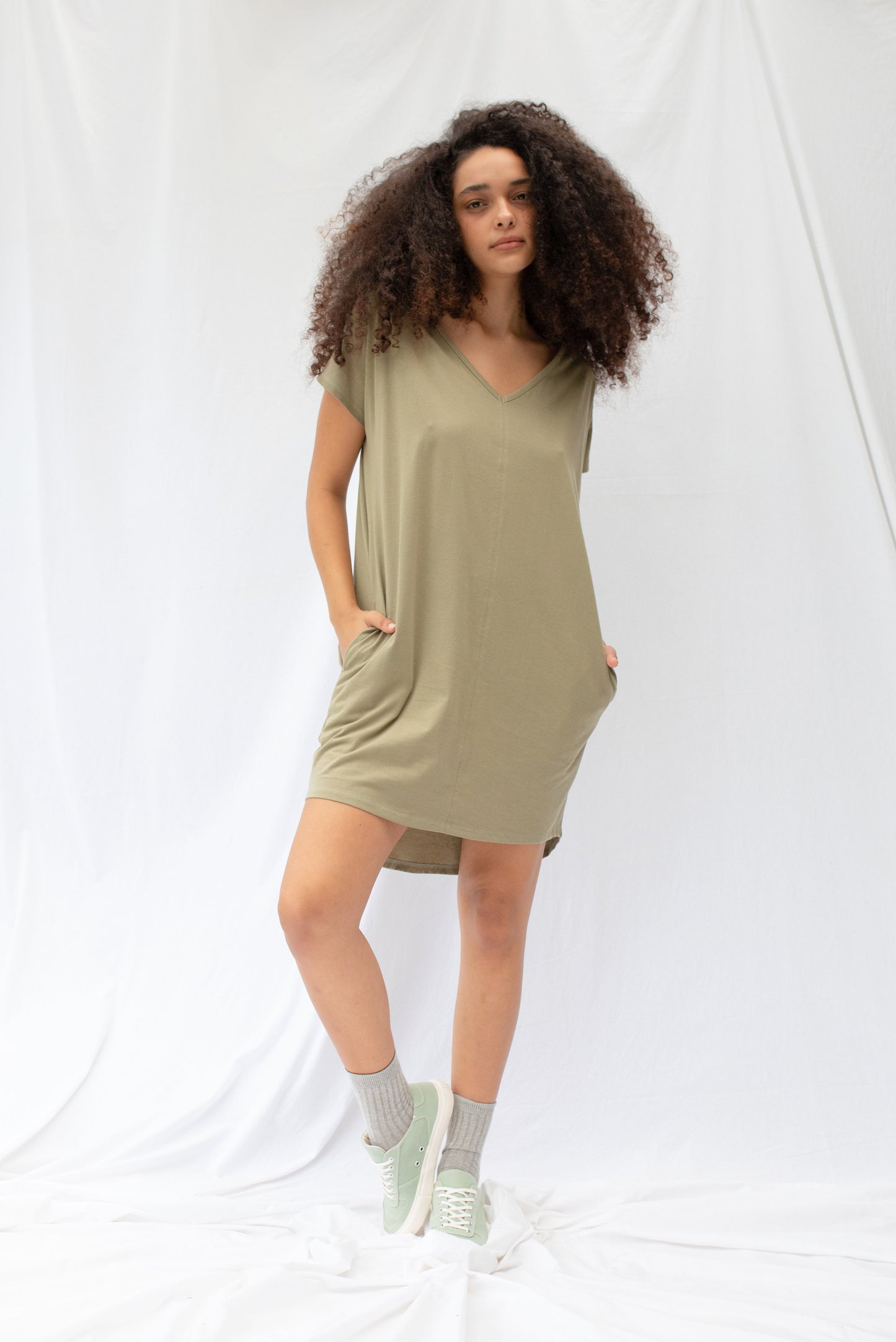 ReCreate - Olive Arc Dress - XS