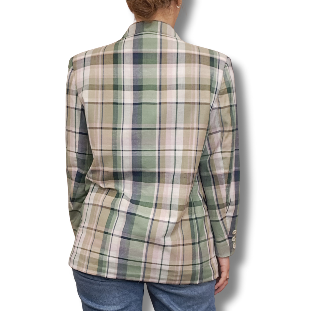 Austin Brown - Linen Blend Jacket - Back View