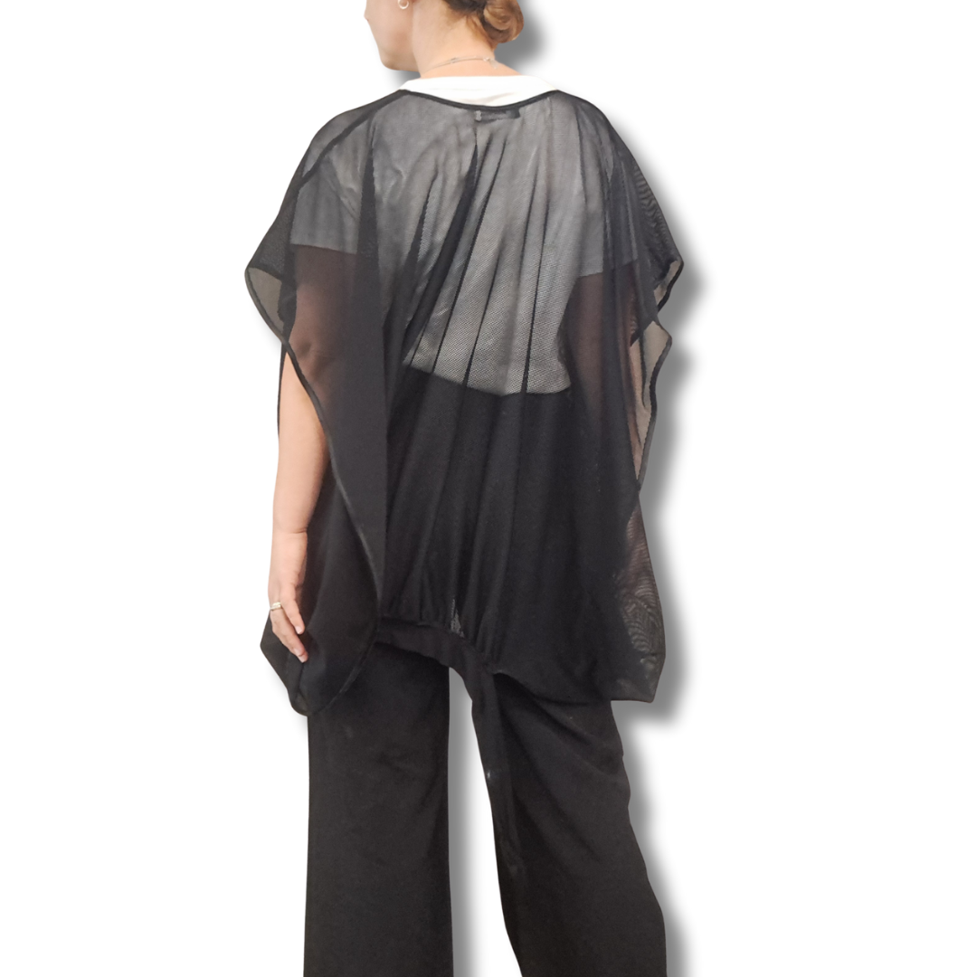 Bittermoon - Mesh Tie Top - Size S - Back