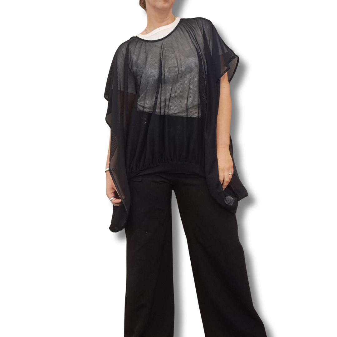 Bittermoon - Mesh Tie Top - Size S - Front