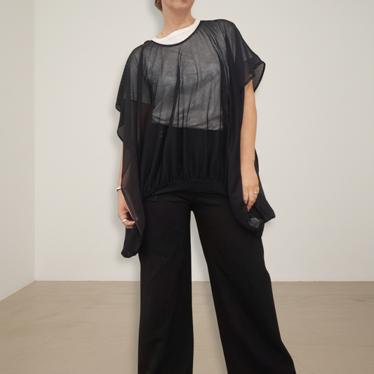 Bittermoon - Mesh Tie Top - Size S - Front