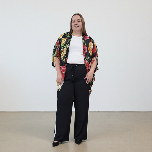 Charlo - Floral Kimono - Front View