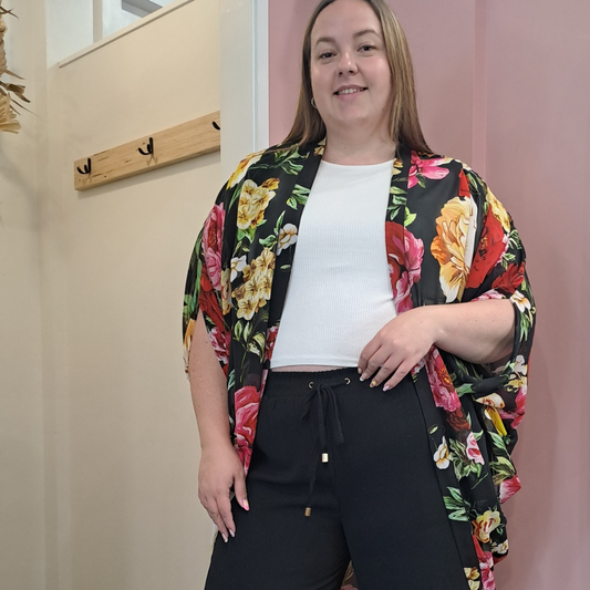 Charlo - Floral Kimono - One Size