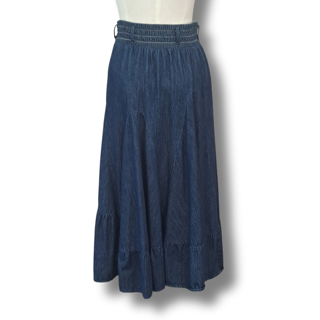 Cooper - It's Chambray O'Clock Dish The Skirt - Size S - Back