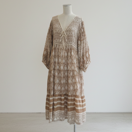 Daughters Of India - Jasmine Midi Dress - Size 2XL