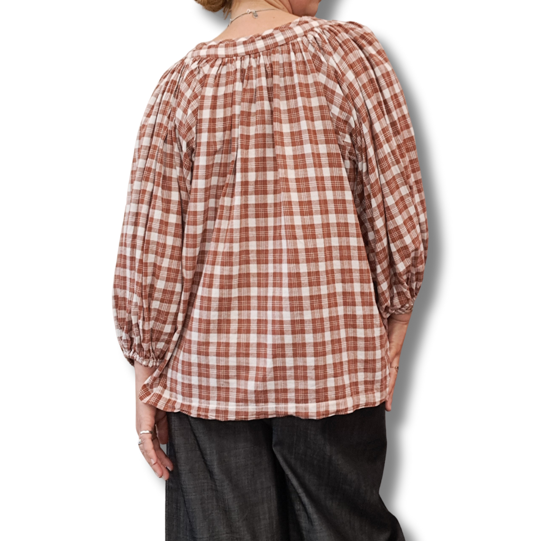 Daughters Of India - Poet Blouse - Size L - Back