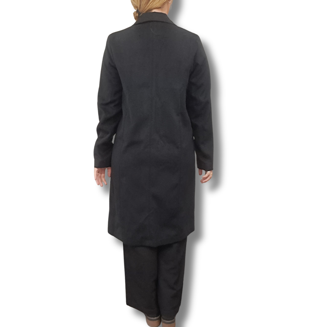 Decjuba - Jenna Crombie Coat - Size L - Back View