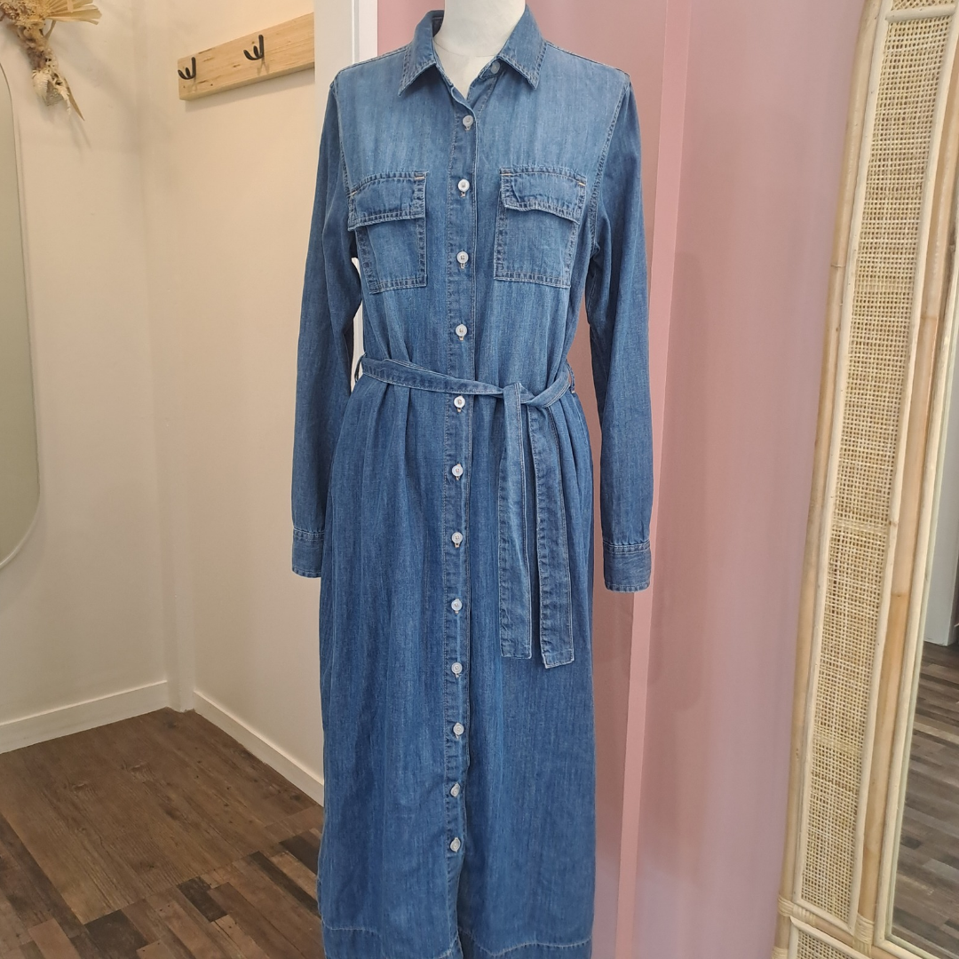 Dricoper - Naia Blue Denim Dress