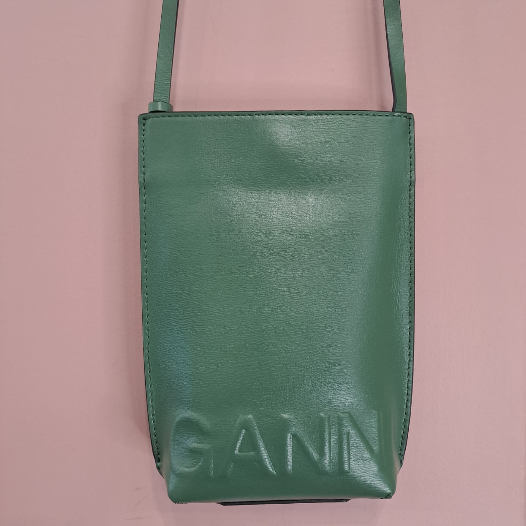 Ganni - Recycled Leather Phone Bag