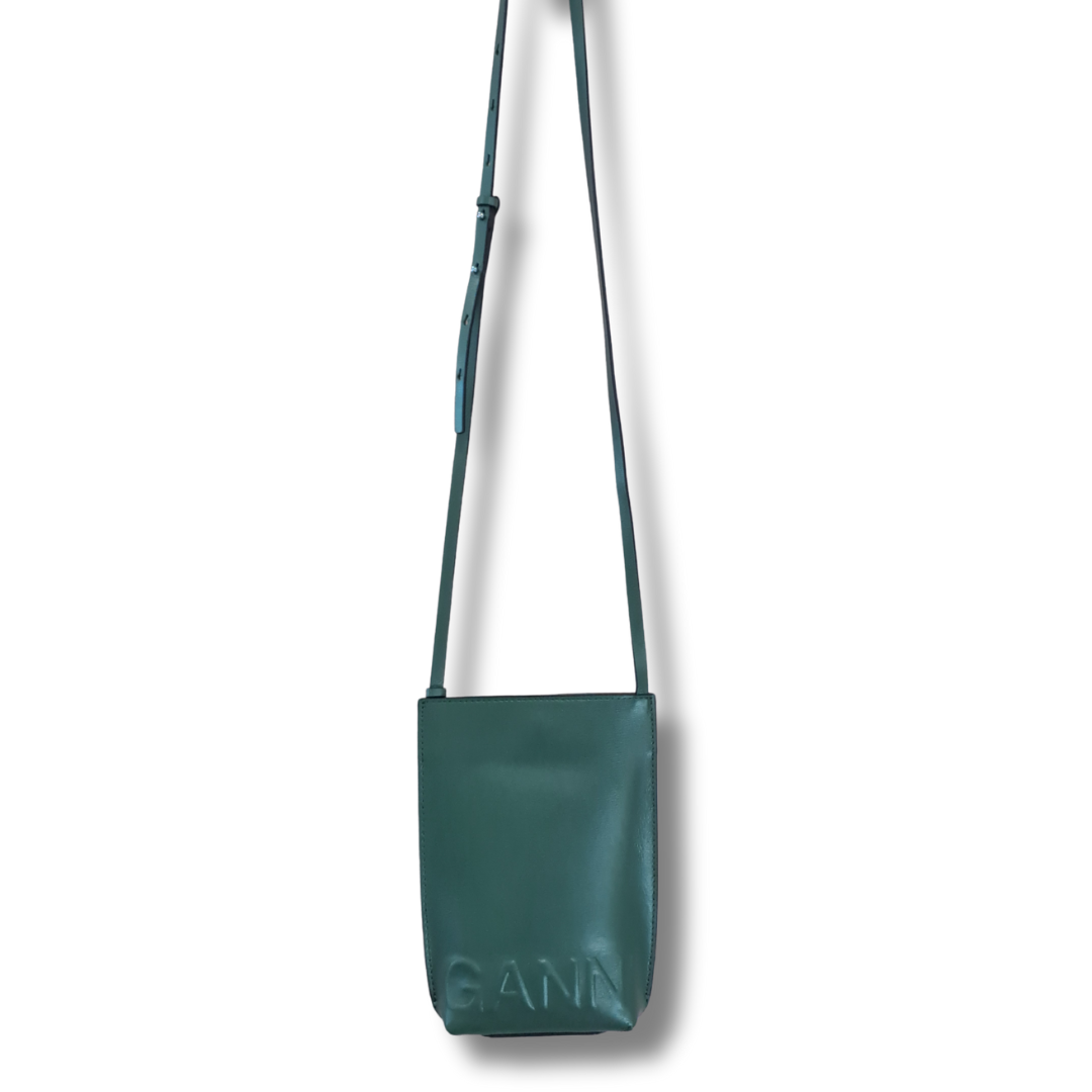 Ganni - Recycled Leather Phone Bag - Front View