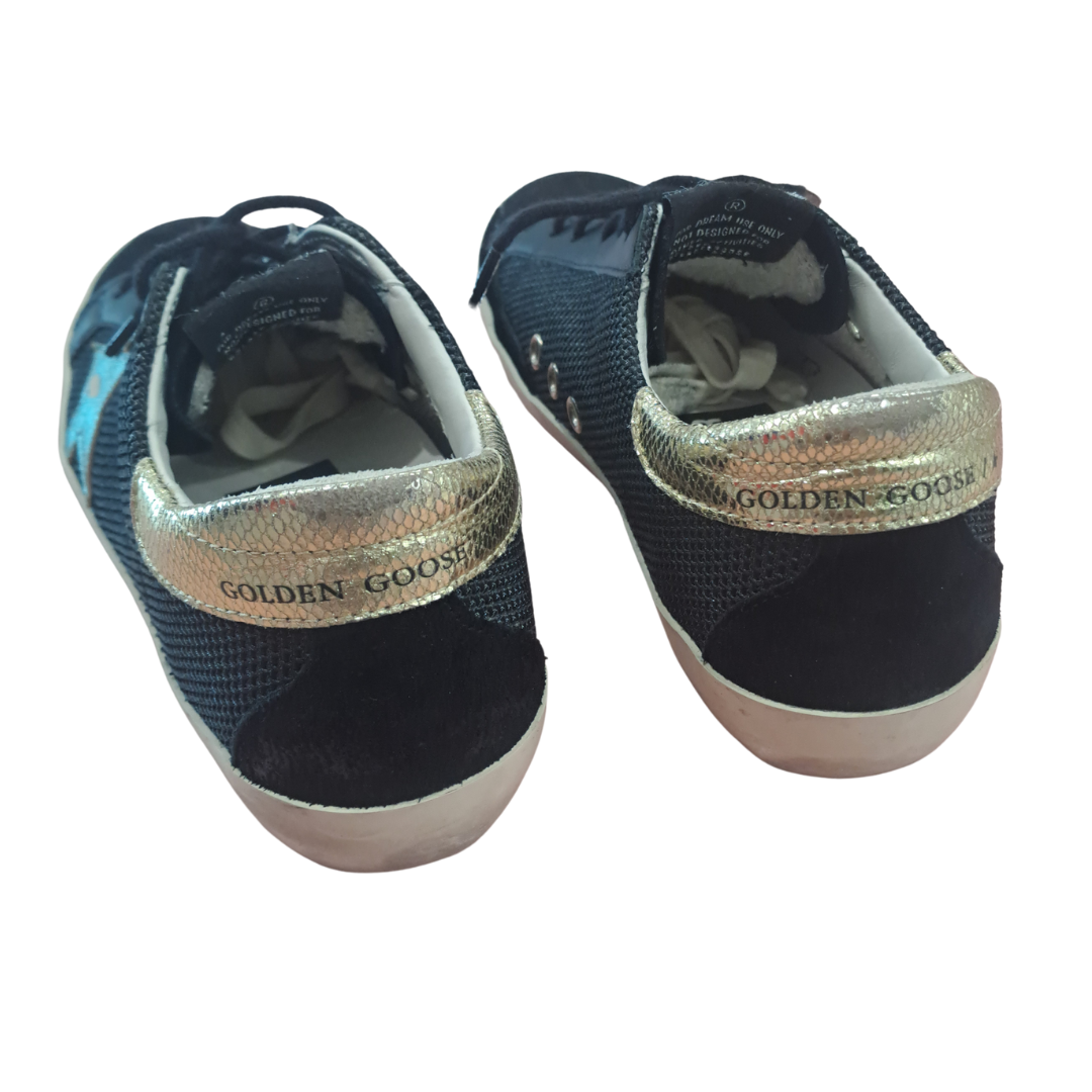 Golden Goose - Super-star New Leather Low Top Sneakers - Back