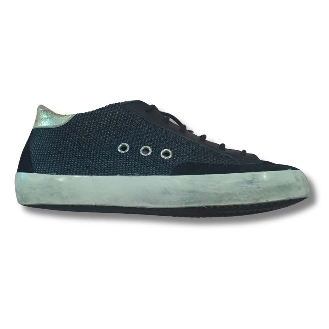 Golden Goose - Super-star New Leather Low Top Sneakers - Side