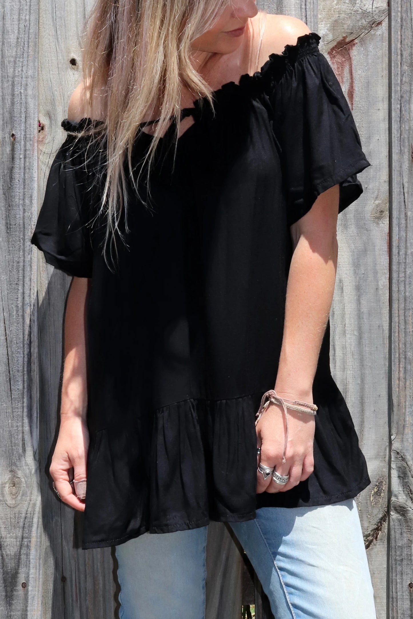 Bijou The Label Isla Top Black