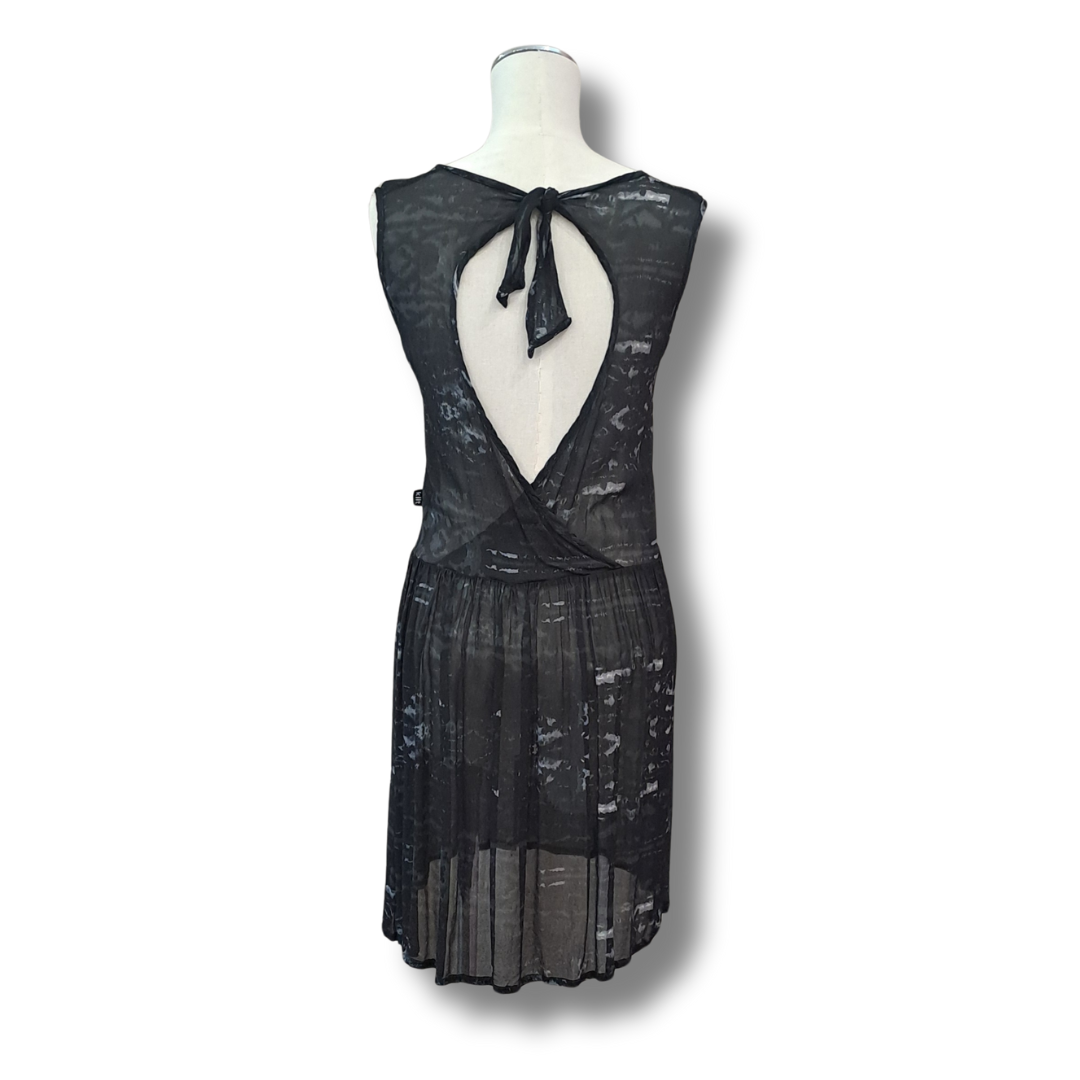 Kilt - Marble Print Mini Dress - Back View