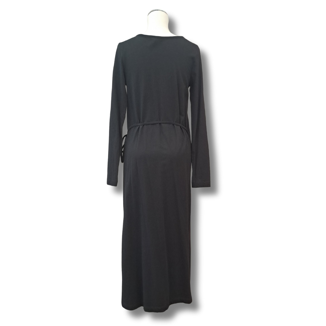 Kowtow - Black Wrap Dress - Back View