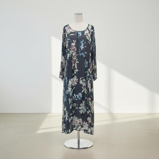 Lost and Led Astray - Floral Maxi Dress - Size 2XL
