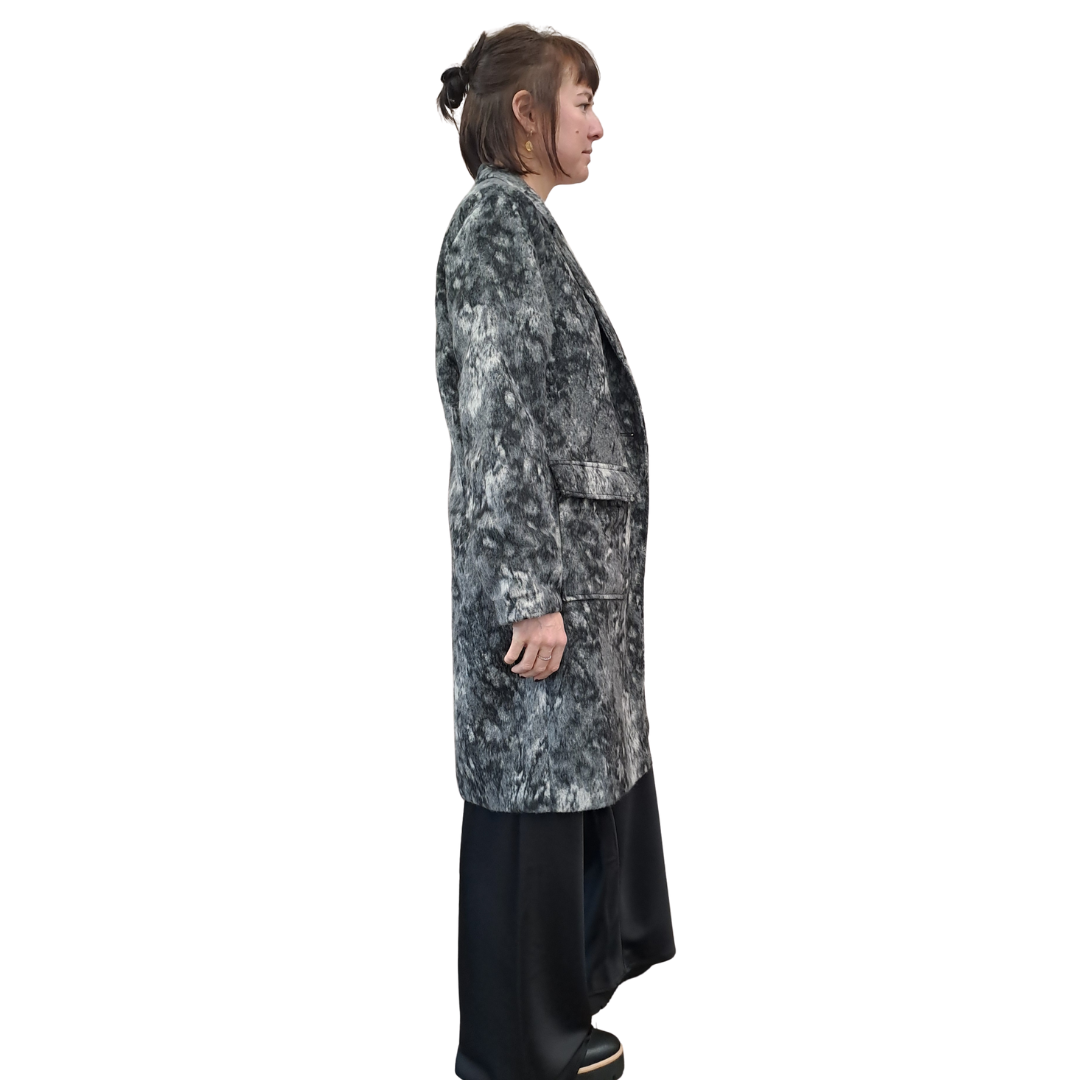 Marco Polo - Grey Felt Coat - Size 10 - Side