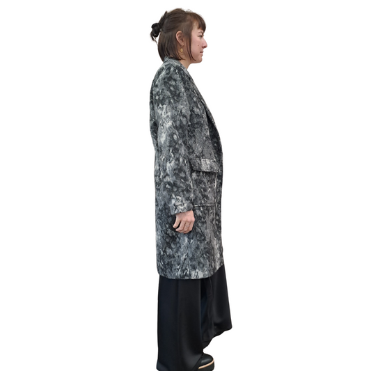 Marco Polo - Grey Felt Coat - Size 10 - Side