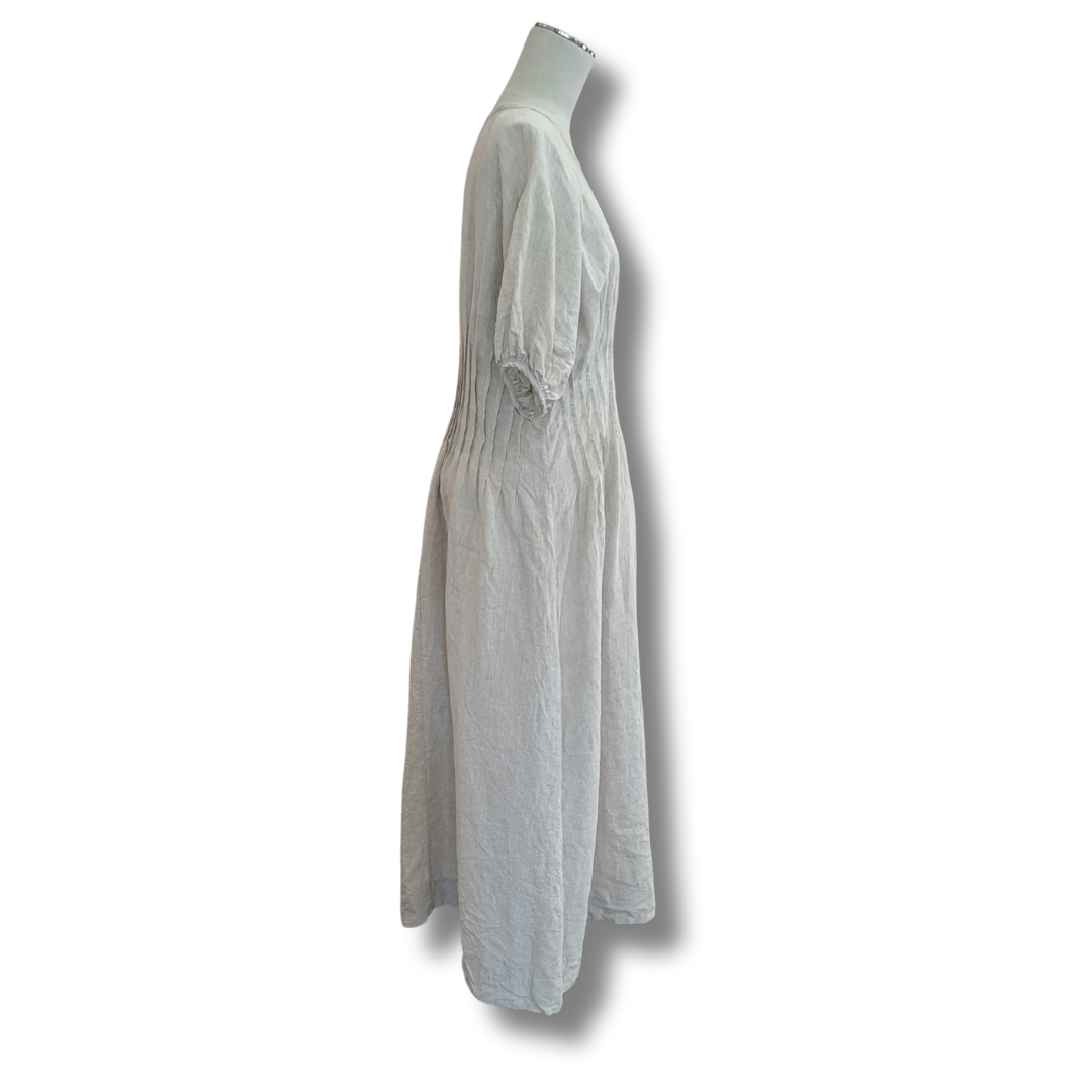 Marle - Pintuck Linen Maxi - Size 10 - Side