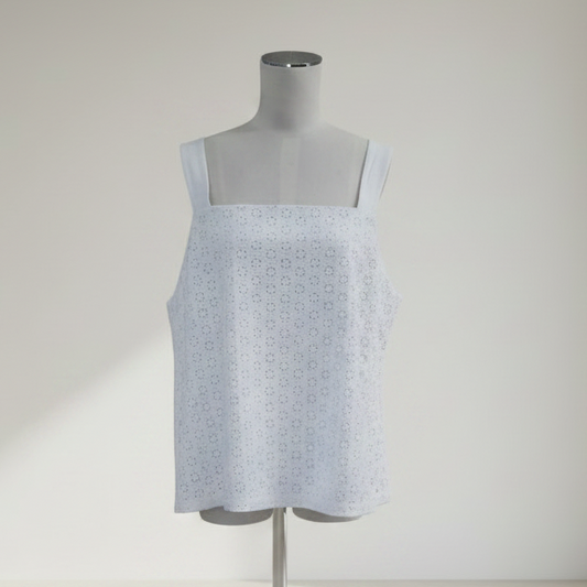 Max - Broderie Anglaise Cami - Size 18 - Front