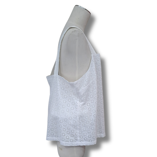 Max - Broderie Anglaise Cami - Size 18 - Side