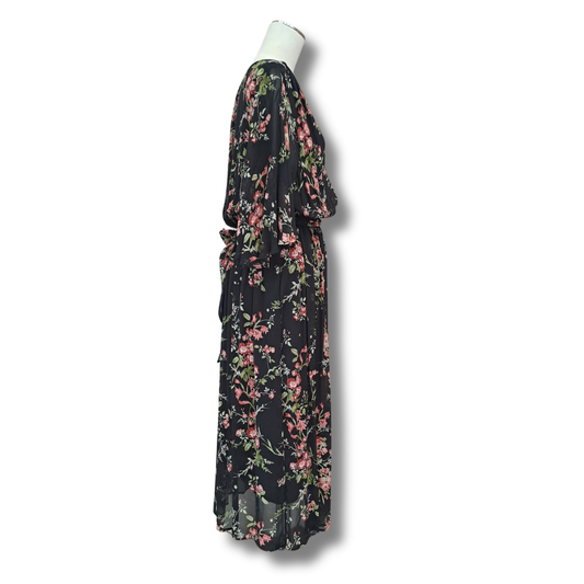 Max - V Neck Flutter Sleeve Dress - Size 14 - BNWT - Side