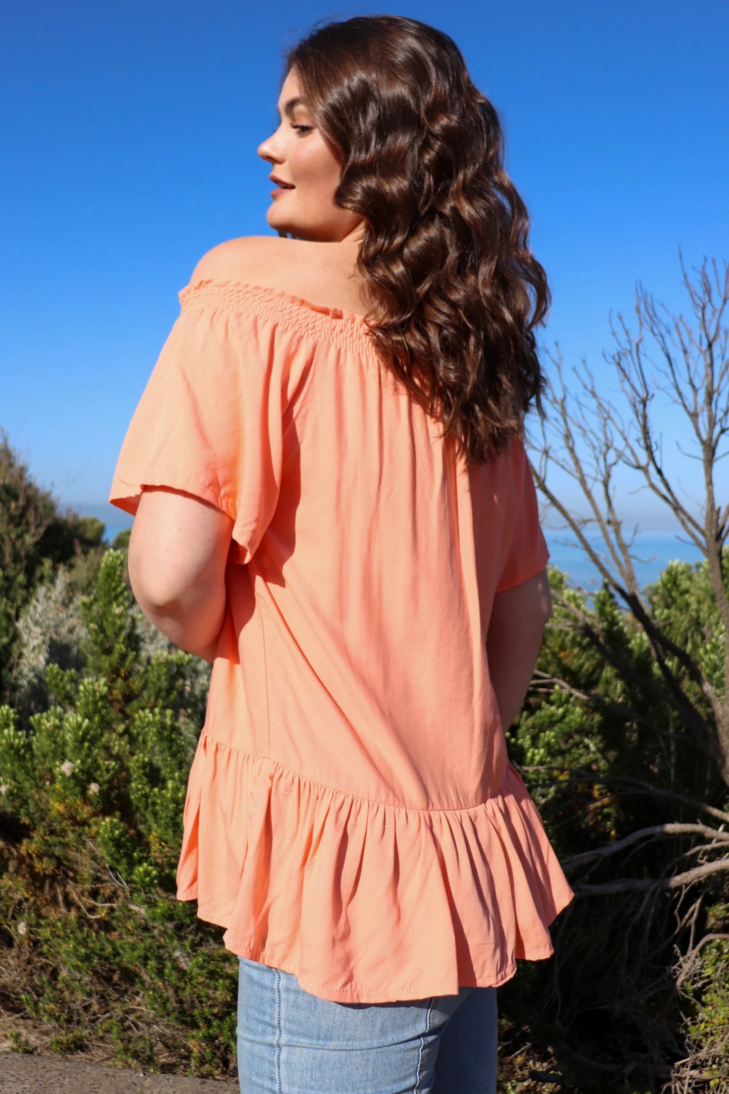 Bijou The Label Isla Top Melon Back View