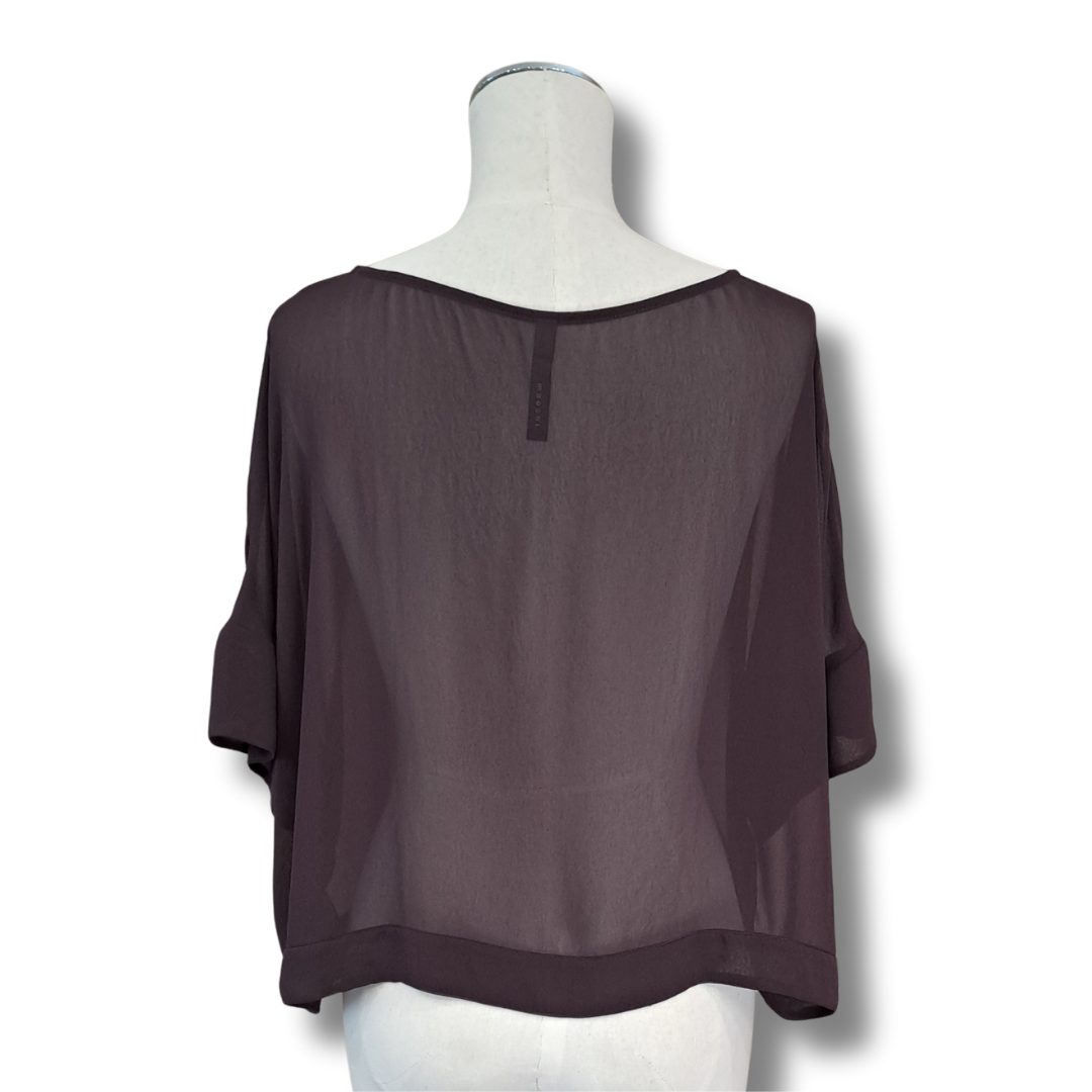 Moochi - Followed Crop Top - Back View