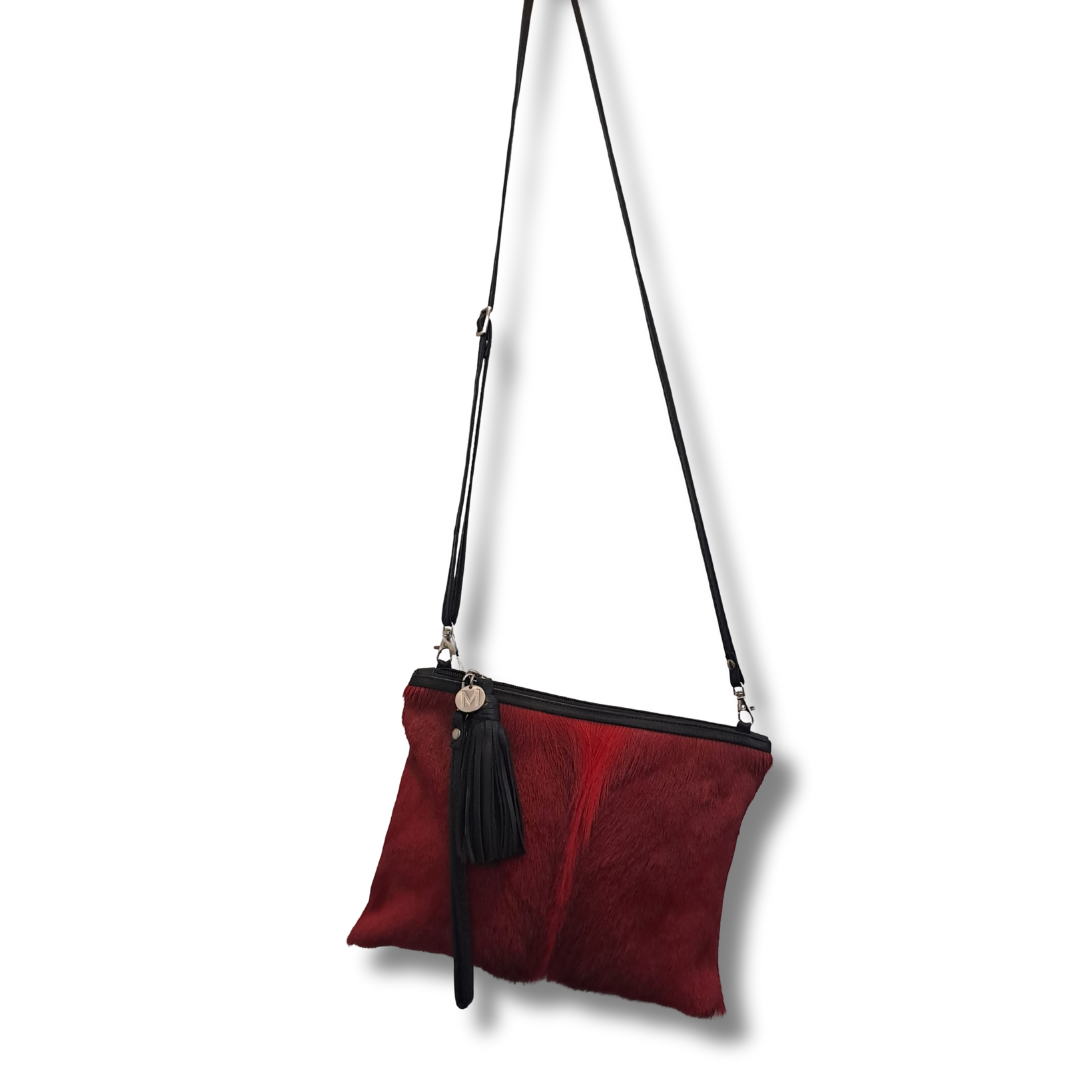 Mooi - Jem Oxblood Bok Bag - Front View