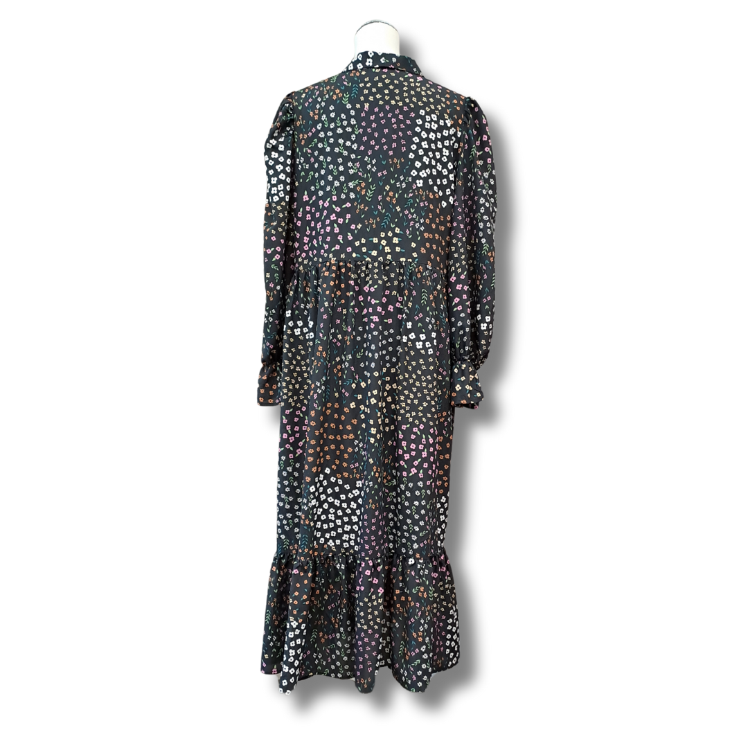 Never Fully Dressed - Floral Garden Maxi Dress -Back
