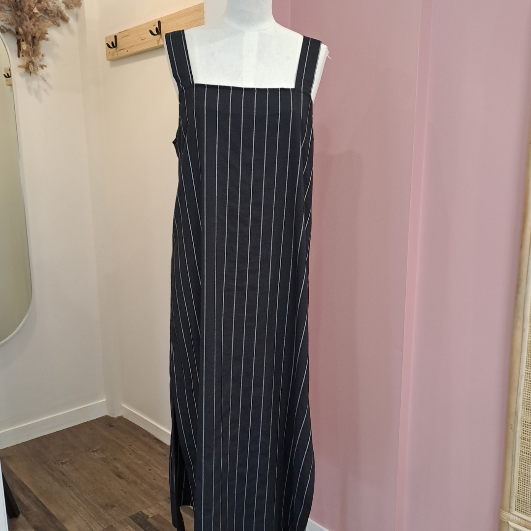 Obi Black - Capone Reversible Dress - Size 10 - Reversed