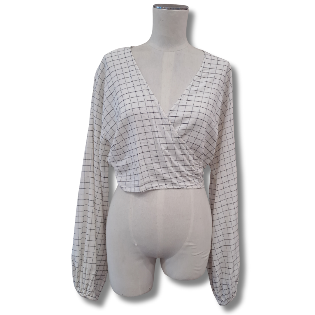 Opia - Hope Wrap Crop Top - Front