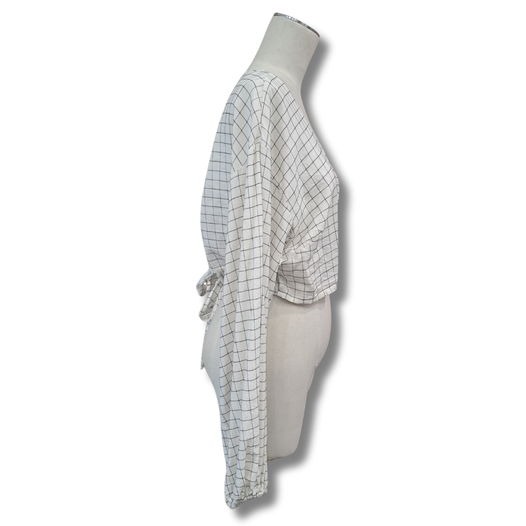 Opia - Hope Wrap Crop Top - Side