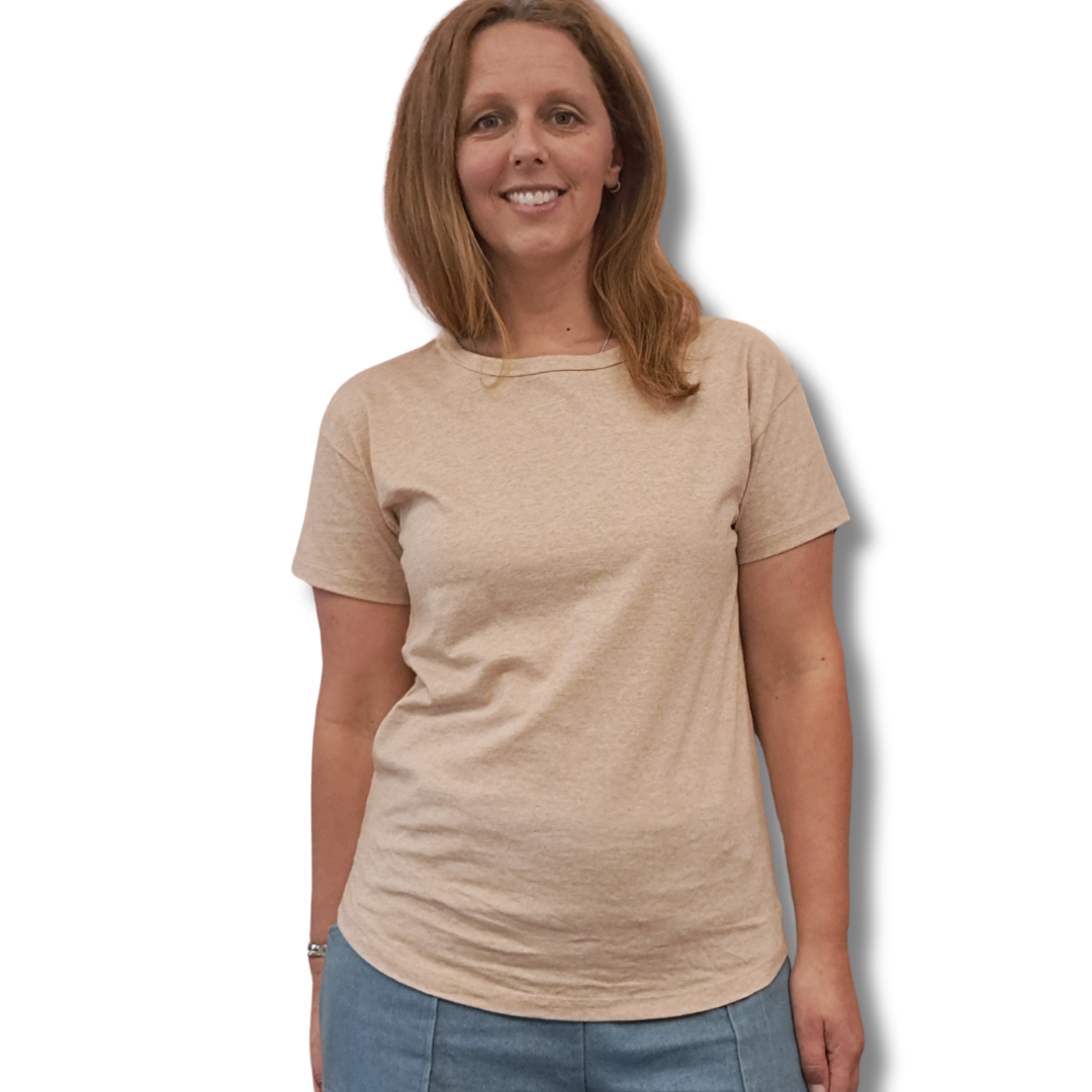 Organic Cotton Tee - Vicuna - Front