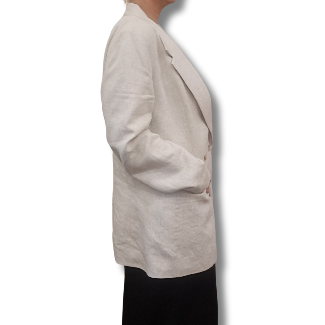 Perriam - Cove Linen Blazer - Side View