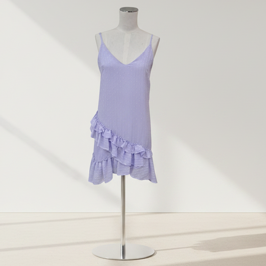 Pia_Boutique_-_Lilac_Frill_Dress_-_Front_View