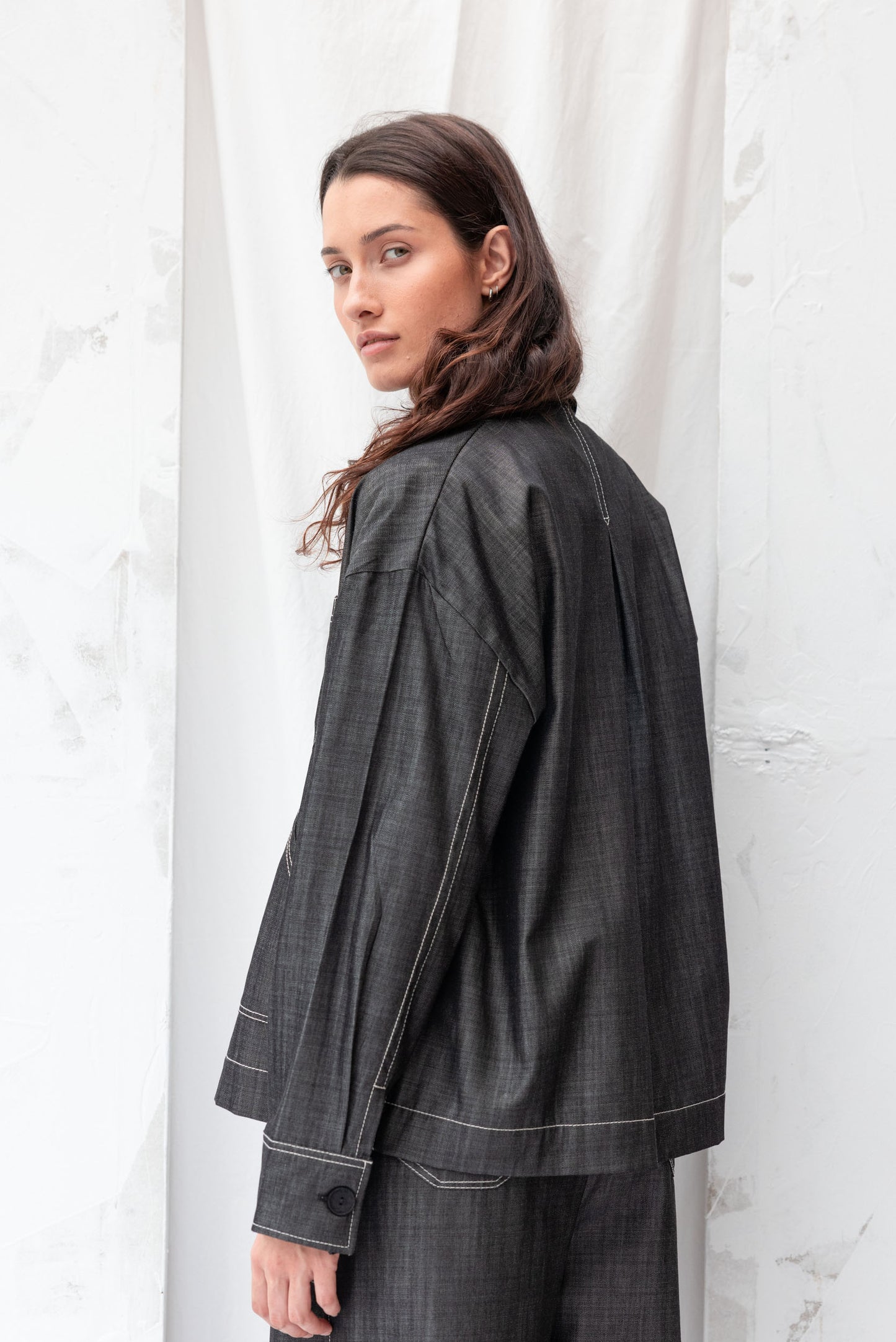 ReCreate-Service-Jacket-Organic-Cotton-Midnight-Back