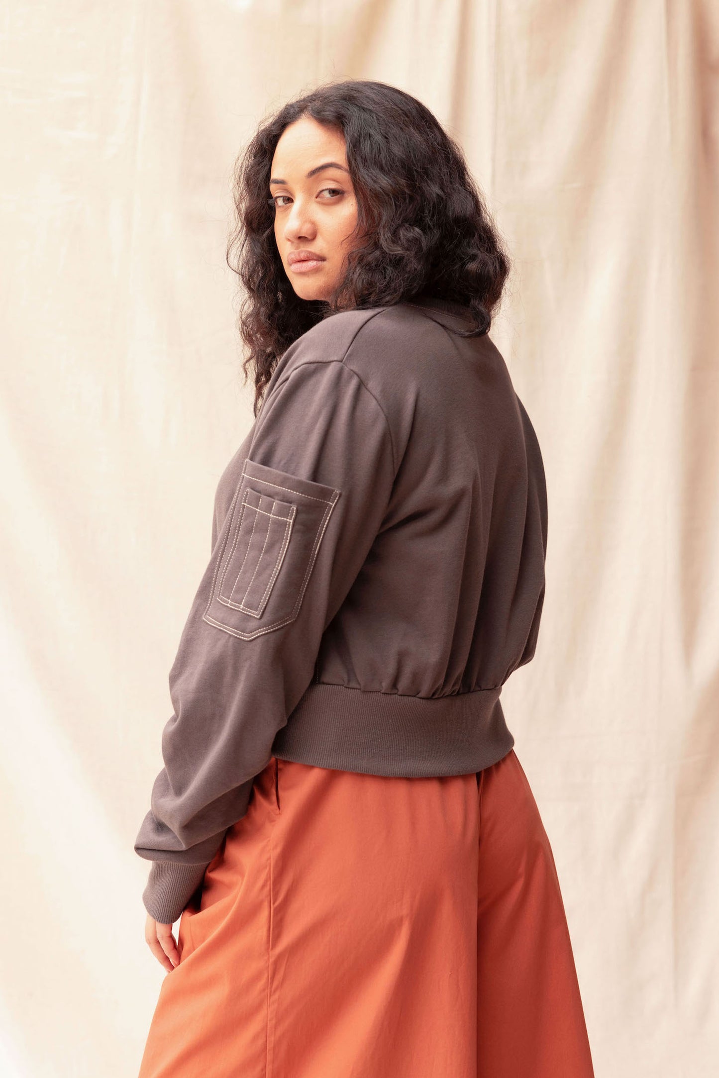 ReCreate - Dylan Jacket Charcoal - Back
