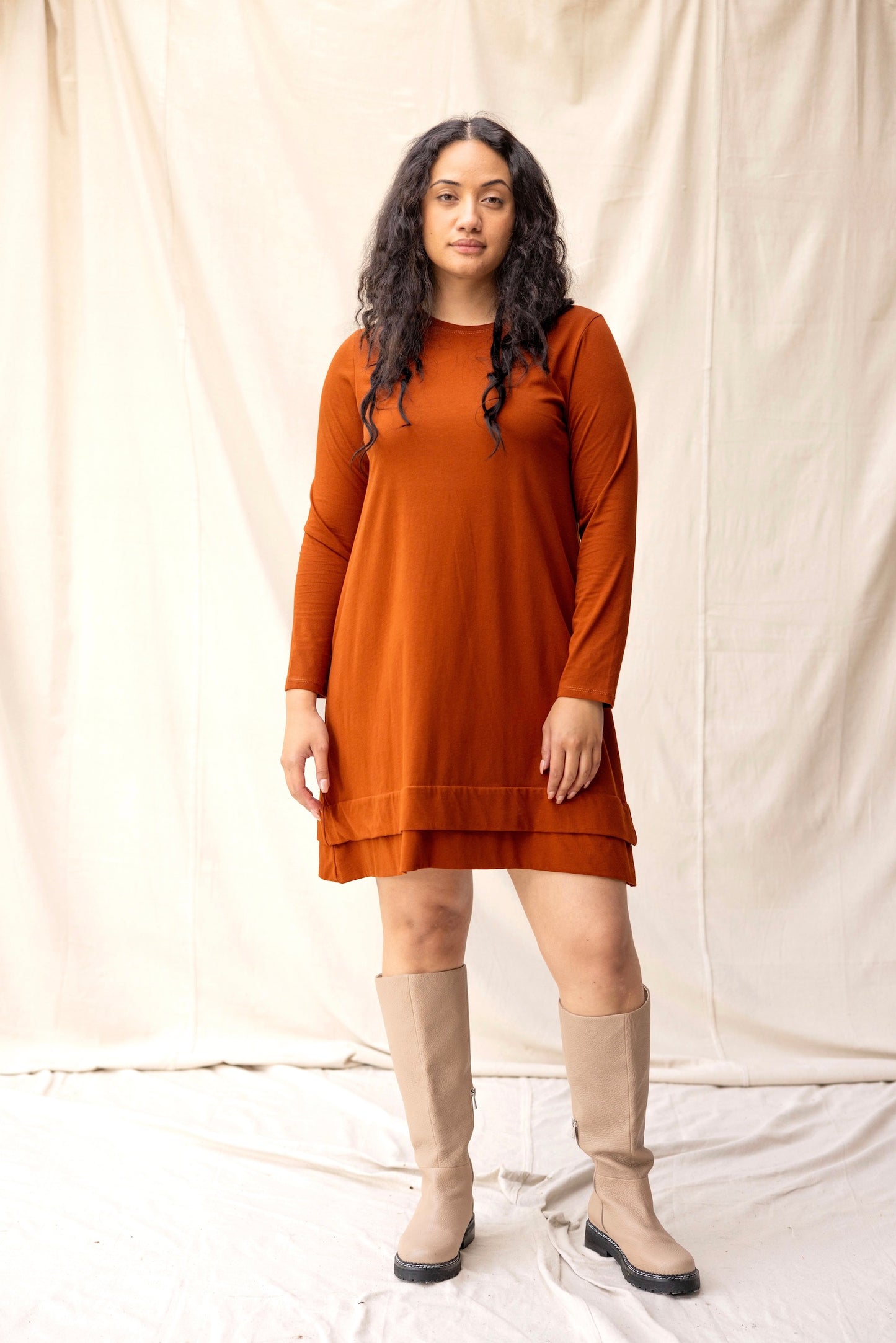 ReCreate - Fig Dress Chestnut