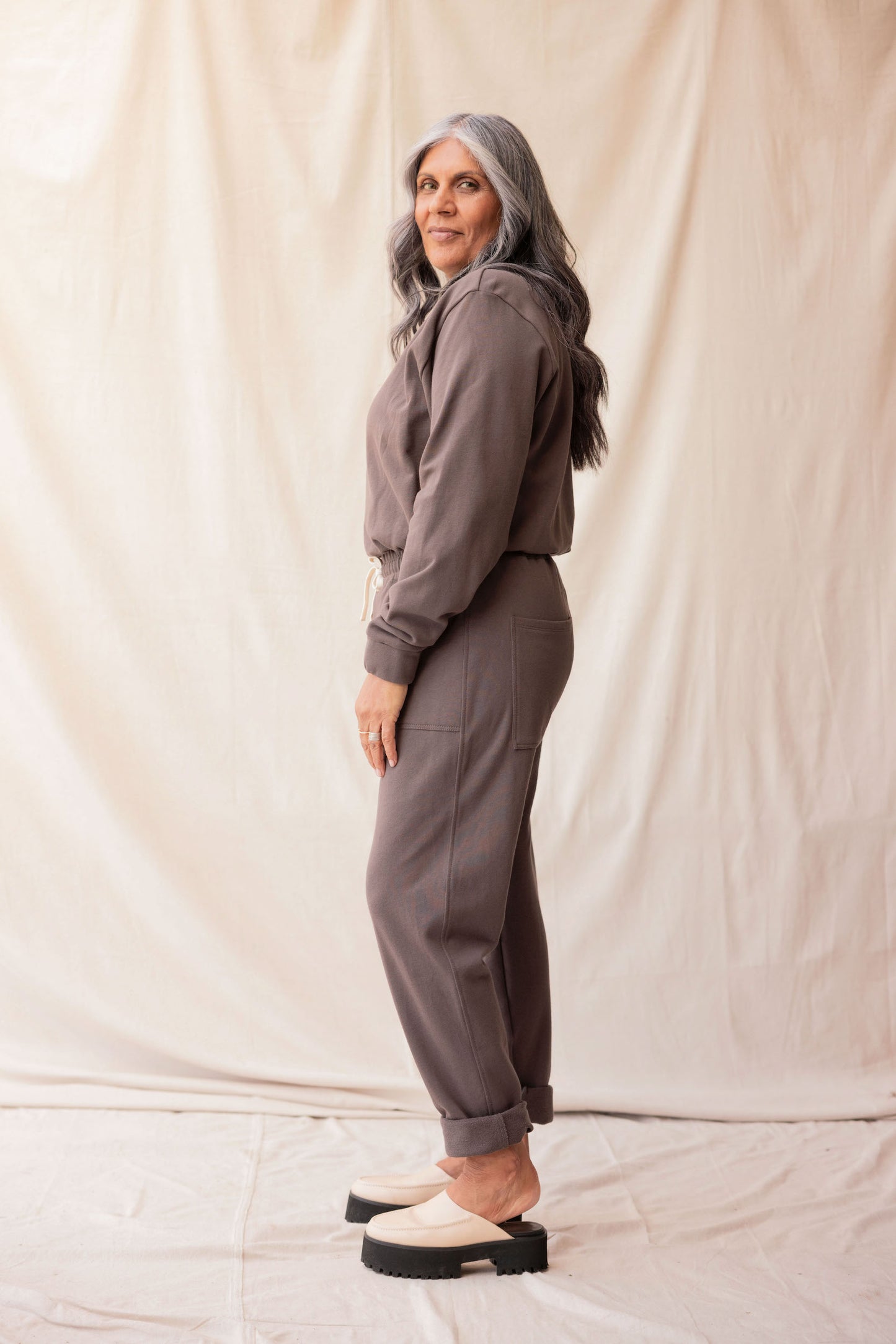 ReCreate - Travel Trackpant Charcoal - Organic Cotton