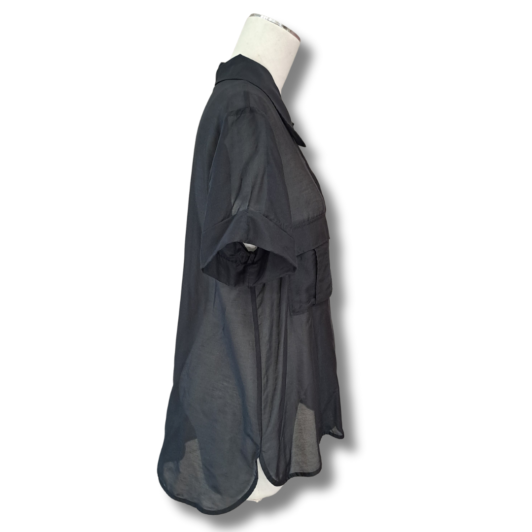 Repertoire - Seville Silk Cotton Shirt - Side View