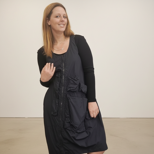 Rundholz - Navy Pocket Dress - Size M