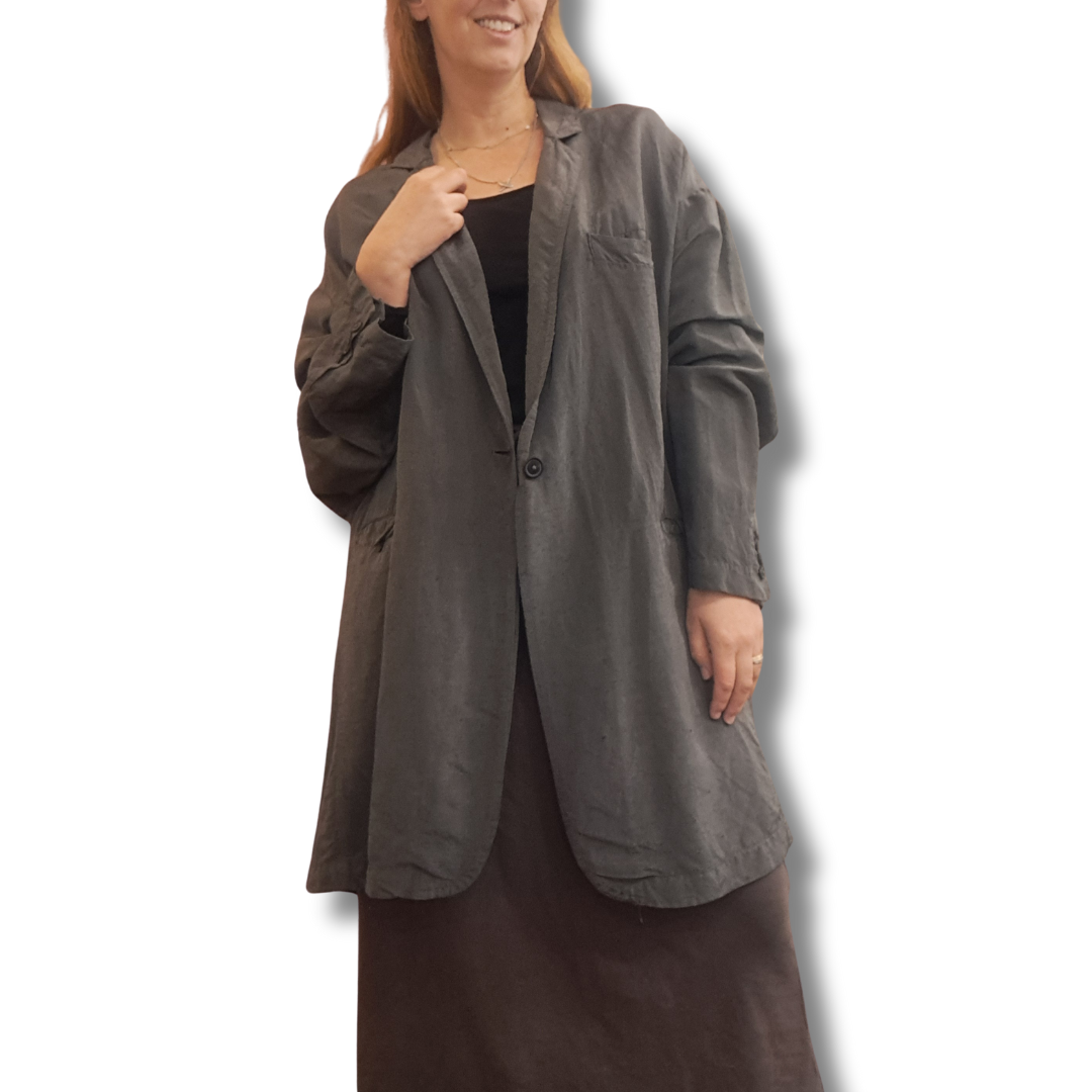 Rundholz Dip - Charcoal Oversized Jacket - Size M/L - Front
